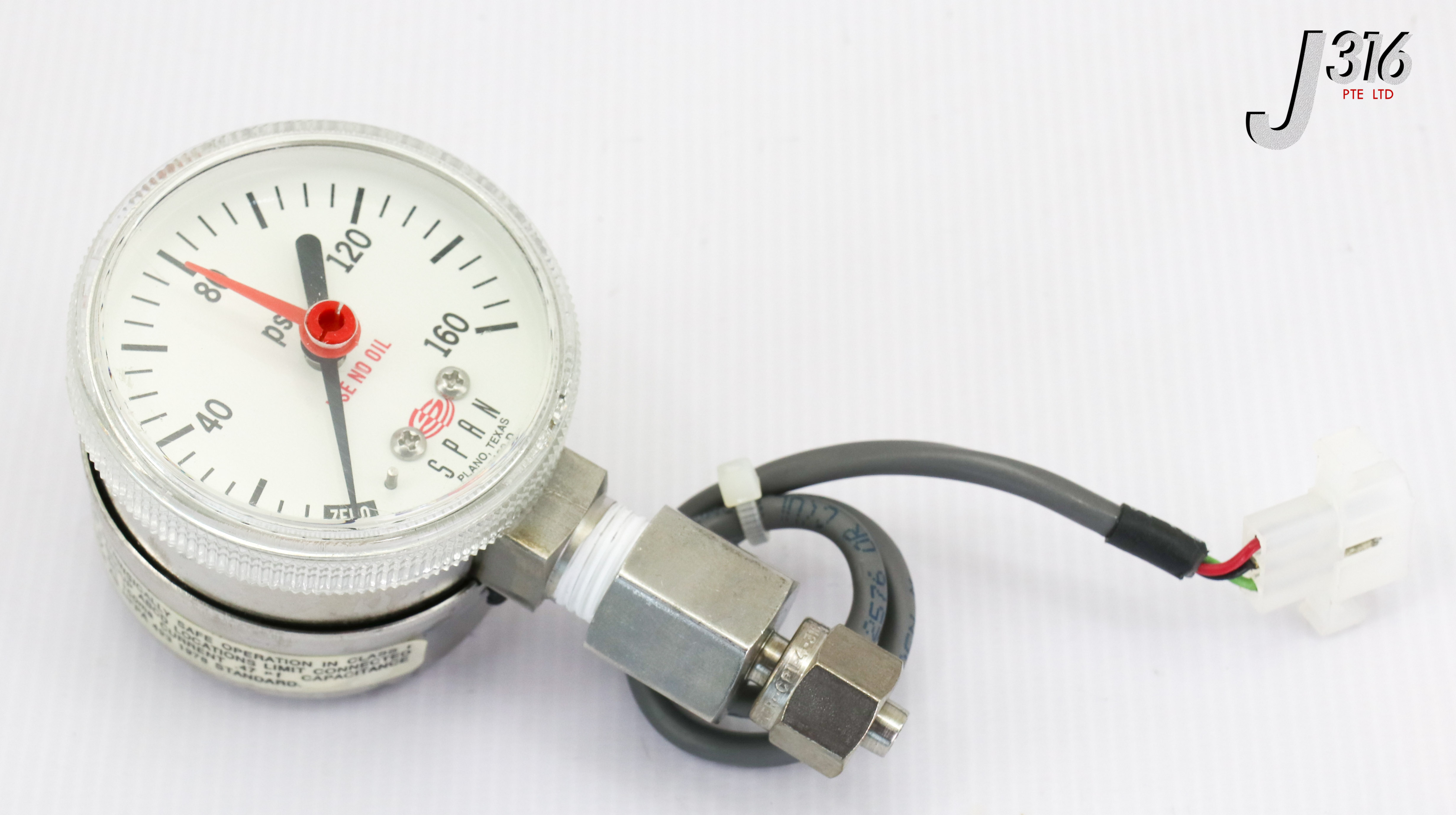 マッチ 18535 SPAN PRESSURE GAUGE, 0-160PSI 01-0122-D | eBay